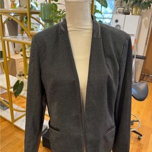Worthington Women's Black and Gray Blazer